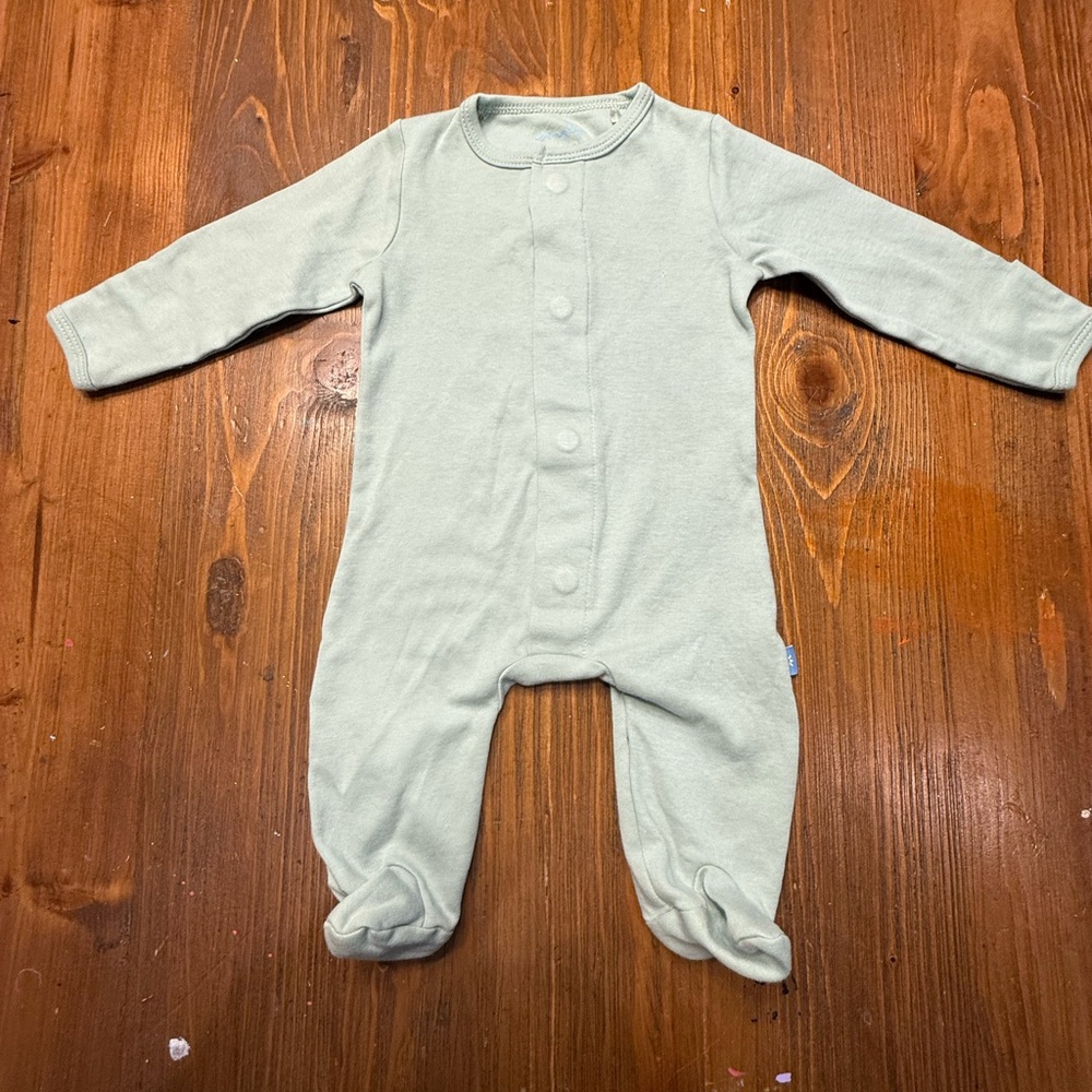 Magnetic Me Sage Green Kids Footie
